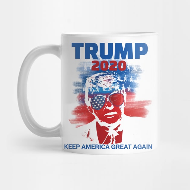 Trump Keep America Great Again short Sleeve T-Shirt 2020 Election Republican POTUS Tee T-Shirt by Meryarts